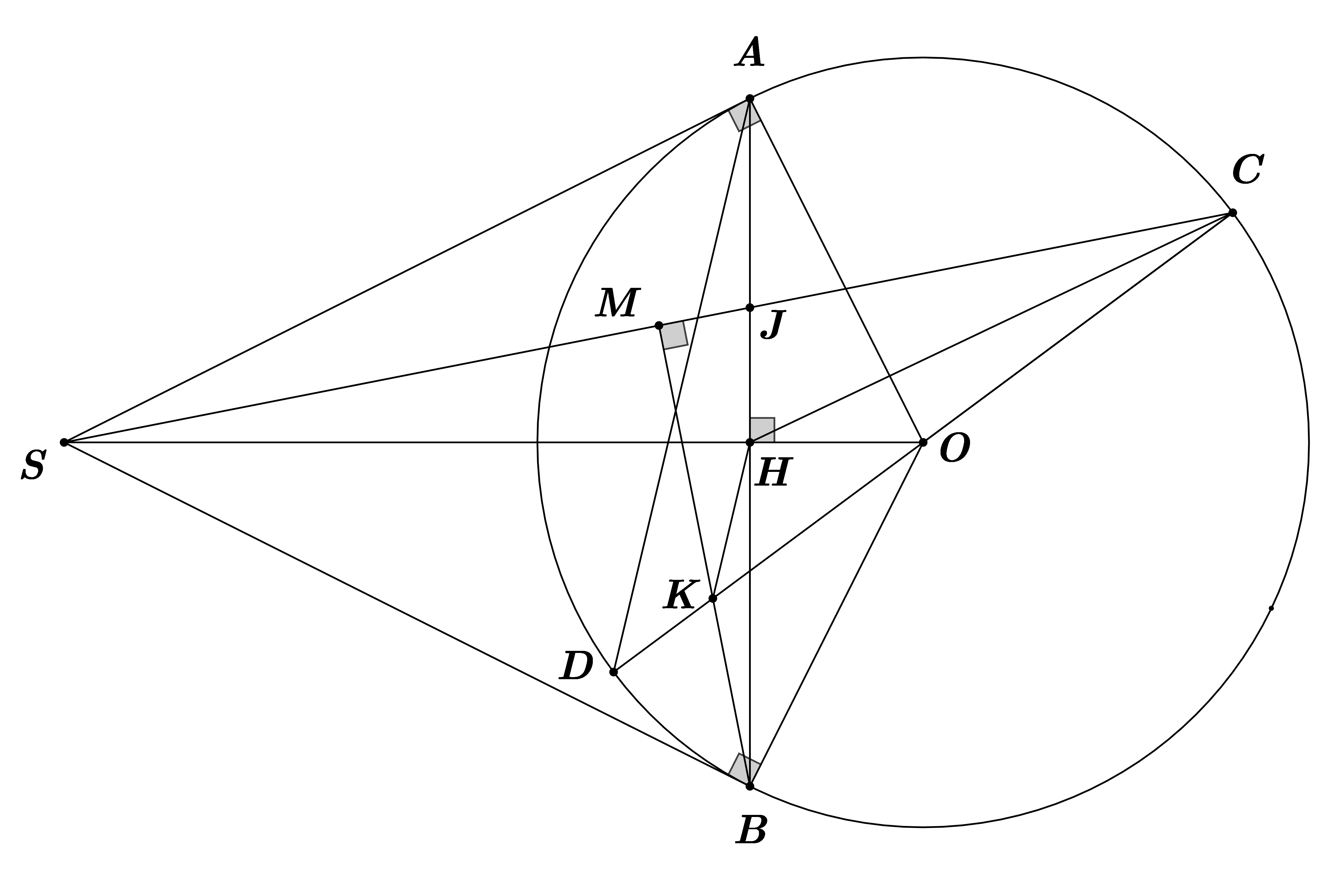 Cho đường tr&ograve;n \(\left( {O;R} \right)\) v&agrave; điểm (ảnh 1)