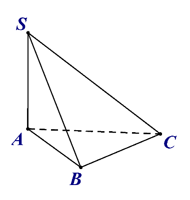 Chọn B \[\left\{ \begin{array}{l}SA \bot \left( {ABC} \right)\\BC \subset \left( {ABC} \right)\end{array} \right.\, \Rightarrow \,SA \bot BC\]. (ảnh 1)