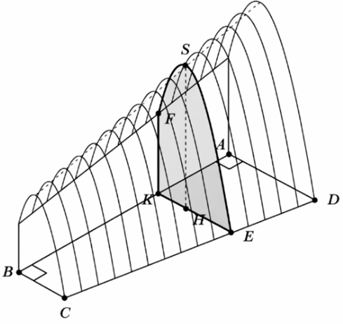 {w^2}\) Vậy thể t&iacute;ch kh&ocirc;ng gian b&ecirc;n trong khu nh&agrave; k&iacute;n (ảnh 2)