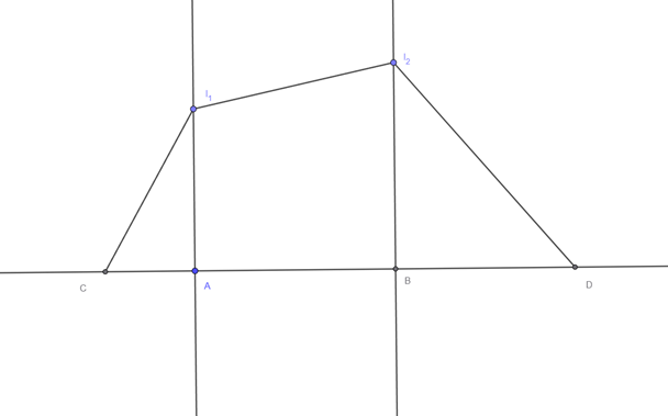 Vậy \[d\left( {A,\left( {BCC'B'} \right)} \right) \approx 3,8\]. (ảnh 2)