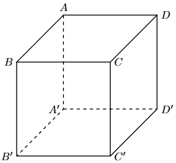 Cho h&igrave;nh lăng trụ đứng \(ABCD.A'B'C'D'\) c&oacute; đ&aacute;y l&agrave; \(ABCD\) l&agrave; h&igrave;nh vu&ocirc;ng cạnh \(a\), \[AA' = 2a\]. Thể t&iacute;ch khối lăng trụ đ&atilde; cho bằng (ảnh 1)