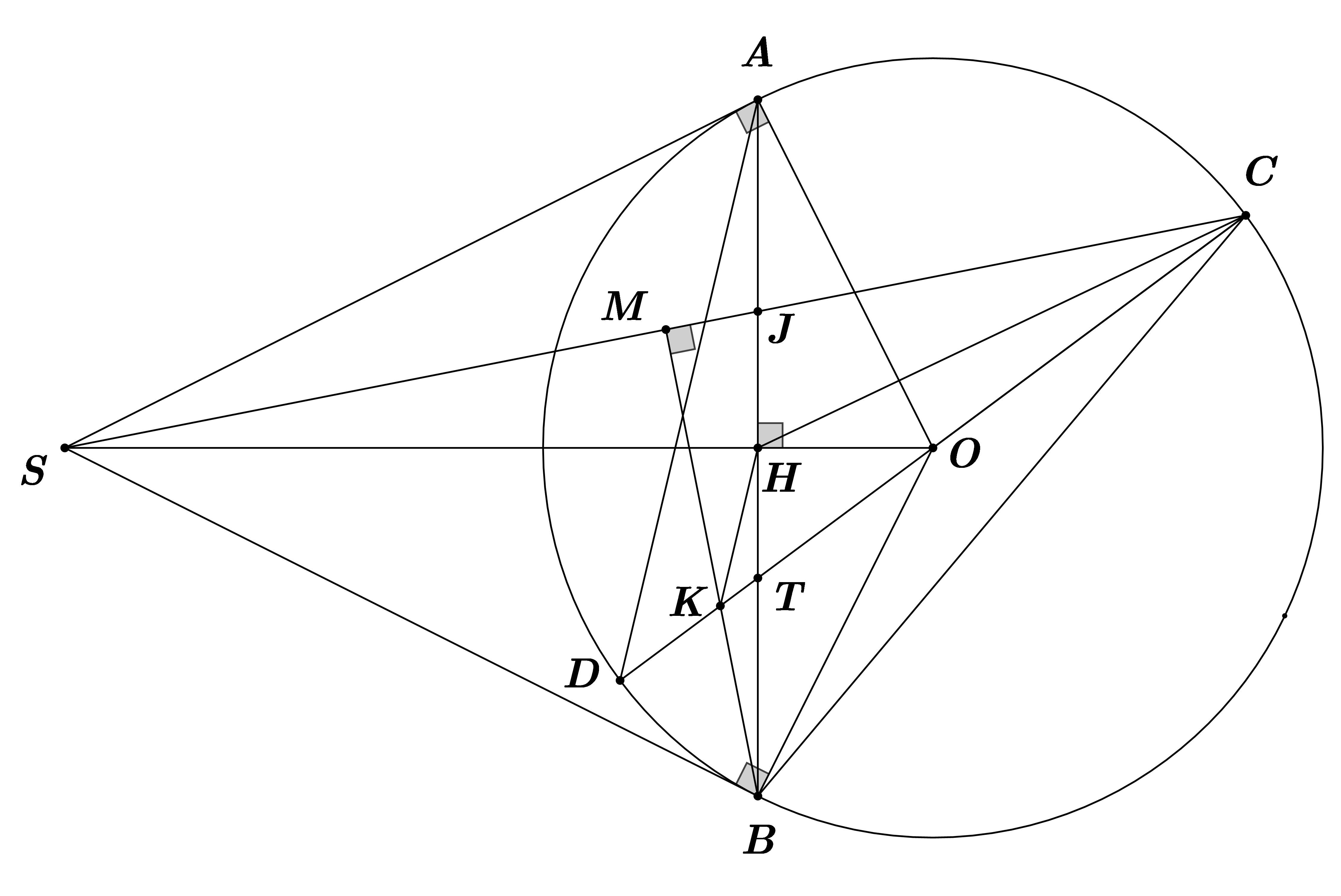Cho đường tr&ograve;n \(\left( {O;R} \right)\) v&agrave; điểm (ảnh 2)