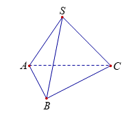 Cho h&igrave;nh ch&oacute;p  S.ABC (xem h&igrave;nh b&ecirc;n). T&igrave;m mệnh đề đ&uacute;ng (ảnh 1)