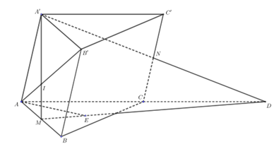 Phương tr&igrave;nh tham số của đường thẳng \(AC\):\(\left (ảnh 1)