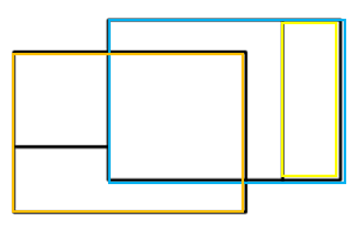 d) Hình bên có mấy hình chữ nhật? 	A. 4 	                  B. 2                                	C. 1	                  D. 3 (ảnh 1)