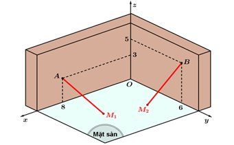 Mặt cầu \(\left( {{S_1}} \right)\)t&acirc;m (ảnh 1)