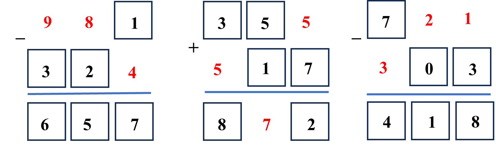  Điền Số? thích hợp ... ...1 - 32 ... = 657 (ảnh 2)
