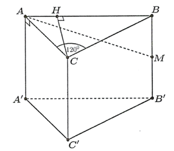 Vậy \(d\left( {AM,CC'} \right) = \frac{{3\sqrt {57} }}{{19}} \simeq 1,2\). (ảnh 1)
