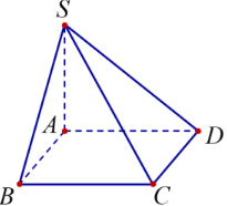 Vậy hình chiếu của \(SC\) trên mặt phẳng \(\left( { (ảnh 1)