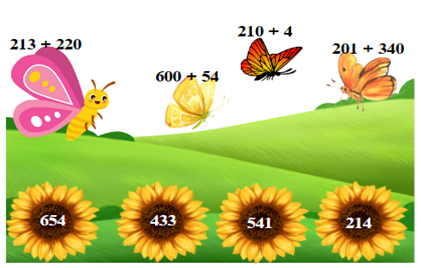 Nối. biểu thức  213+220 (ảnh 1)