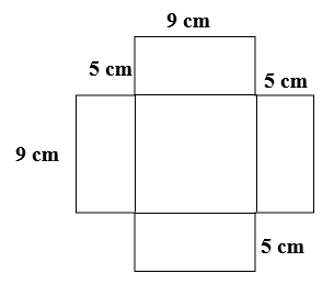 Tính diện tích hình sau. (ảnh 1)