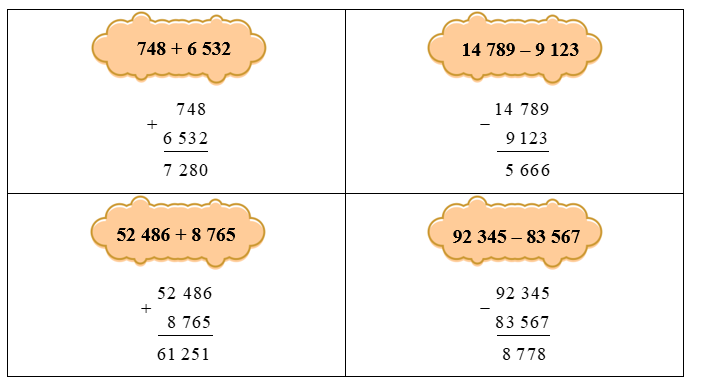 Đặt tính rồi tính. 748 + 6 532 (ảnh 2)