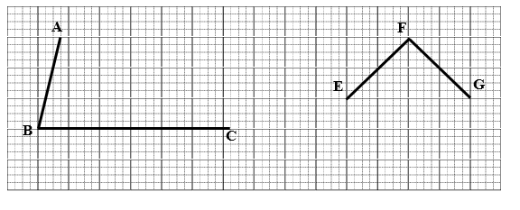 Xác định điểm D để có hình bình hành ABCD, điểm H để có hình thoi EFGH.  (ảnh 1)