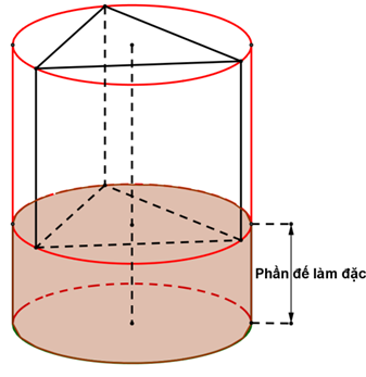 Bé An có \(1\) bộ đồ chơi là các khối hình k (ảnh 1)