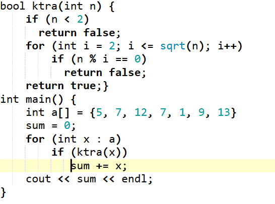 Chọn một trong hai ngôn ngữ lập trình Python hoặc C++ để tìm hiểu một chương trình cho dưới đây: (ảnh 2)