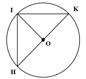 Đâu là đường kính của đường tròn tâm O: (ảnh 1)