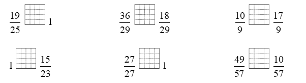 Điền dấu >, <, = vào đúng ô trống. (ảnh 1)