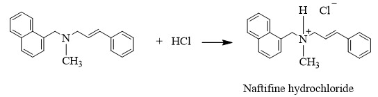 Naftifine là một chất có tác dụng chống nấm. Naftifine có cấu tạo như hình dưới:
(ảnh 2)