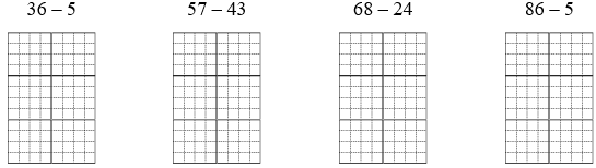 Đặt tính rồi tính 36 - 5 (ảnh 1)