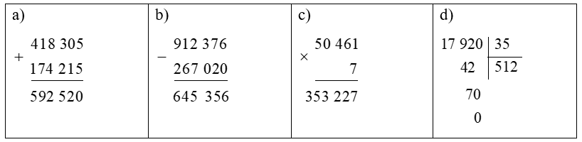 Đặt tính rồi tính: (ảnh 1)