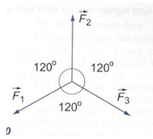 Cho ba lực đồng quy cùng nằm trên một mặt phẳng, có độ lớn F1 = F2 = F3 = 20 (N) và từng đôi một hợp với nhau (ảnh 1)