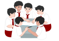 Binh: What school activity does he like? 	 Gemma: He likes ______. (ảnh 1)