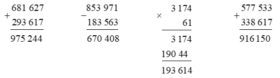 Đặt tính rồi tính: (ảnh 2)