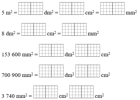 Điền số thích hợp vào ô trống. (ảnh 1)