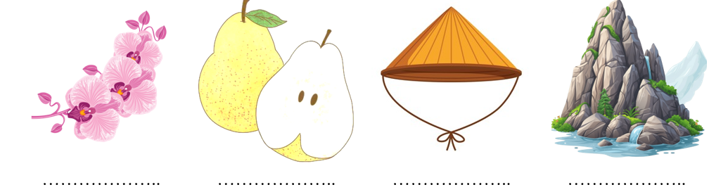 Điền các sự vật bắt đầu bằng “l” hoặc “n” phù hợp với các hình ảnh: (ảnh 1)