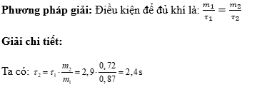 Xác định τ2 khi ở trên núi cao. (ảnh 1)