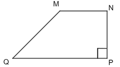 Cho hình thang MNPQ (như hình vẽ). Khẳng định không đúng là: (ảnh 1)
