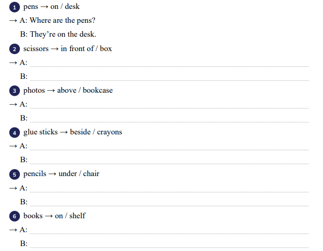 Complete the sentences. (ảnh 1)