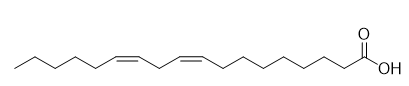 Cho công thức cấu tạo của linoleic acid: (ảnh 1)