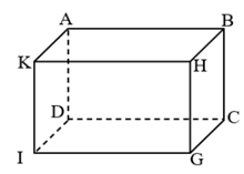Vẽ hình khai triển của hình hộp chữ nhật sau: (ảnh 1)