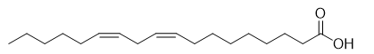 Cho công thức cấu tạo của linoleic acid: (ảnh 1)