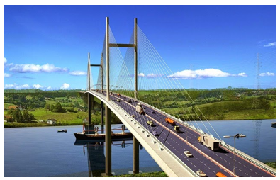 Thực hiện các yêu cầu sau:  Cao tốc Thành phố Hồ Chí Minh – Long Thành – Dầu Giây đi qua ba tỉnh, thành gồm: Thành phố Hồ Chí Minh, Đồng Nai, Bà Rịa - Vũng Tàu. Trên tuyến đường cao tốc này có 3 cây cầu lớn vượt sông, trong đó: (ảnh 3)