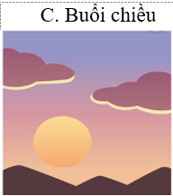 Khung cảnh cánh đồng bé nhìn thấy là vào thời điểm nào trong ngày? (ảnh 4)