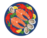 Liz: What did you eat for dinner in Nha Trang? 	   My: We ______. (ảnh 1)