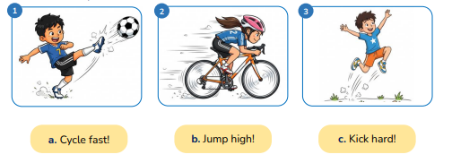 Exercise 4. Look, read and match. (ảnh 1)