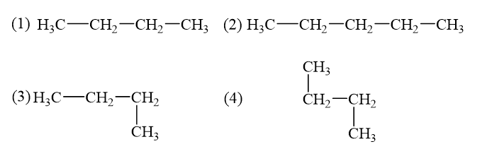 Cho các công thức cấu tạo sau:  (ảnh 1)
