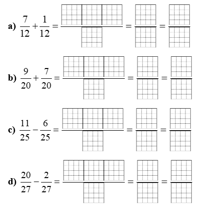 Tính rồi rút gọn. (ảnh 1)