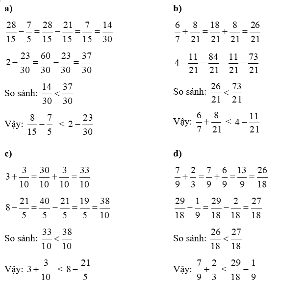 Điền dấu >, <, = thích hợp vào ô trống (ảnh 2)