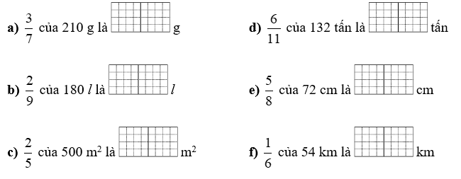 Điền số thích hợp vào ô trống.  (ảnh 1)