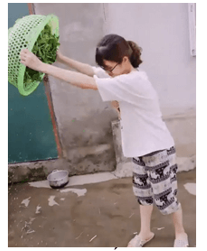 Khi rửa rau sống, trước khi dọn lên đĩa, người ta thường để rau vào rổ và vẩy mạnh cho nước văng ra, (ảnh 1)