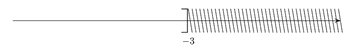 Cho tập hợp A = (âm vô cùng; 7), B = ( {- 3;10] . Tìm A giao B, A hợp B, A trừ B và ghi kết quả dưới dạng khoảng, đoạn, nửa khoảng. (ảnh 3)