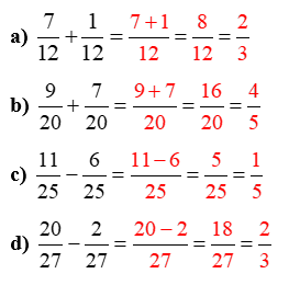 Tính rồi rút gọn. (ảnh 2)