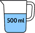 9/20 của 500 ml là: (ảnh 1)