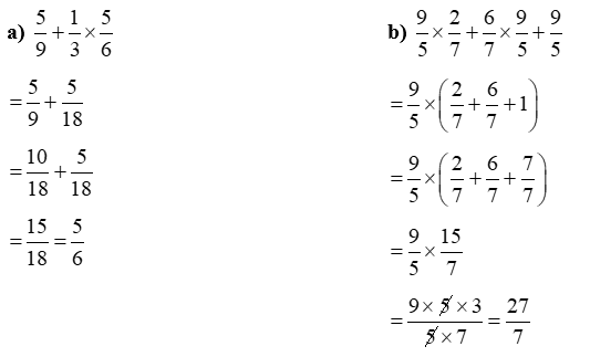 Tính giá trị của biểu thức. (ảnh 2)