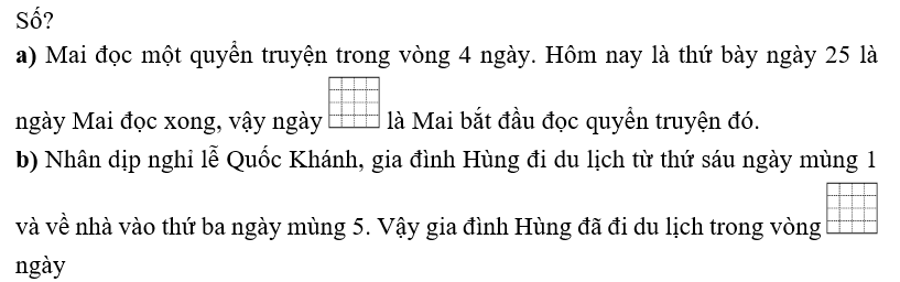 Bài tập cuối Tuần 32 Toán lớp 1 Chân trời sáng tạo có đáp án (ảnh 1)