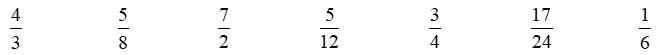 Khoanh tròn vào phân số:  a) Bé hơn 2/3:  b) Lớn hơn 3/2 : (ảnh 1)